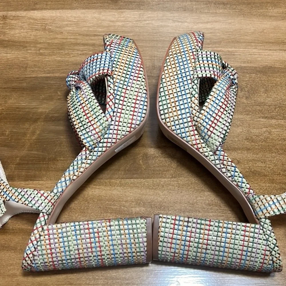 Marc Fisher Woven Block Heel Sandals